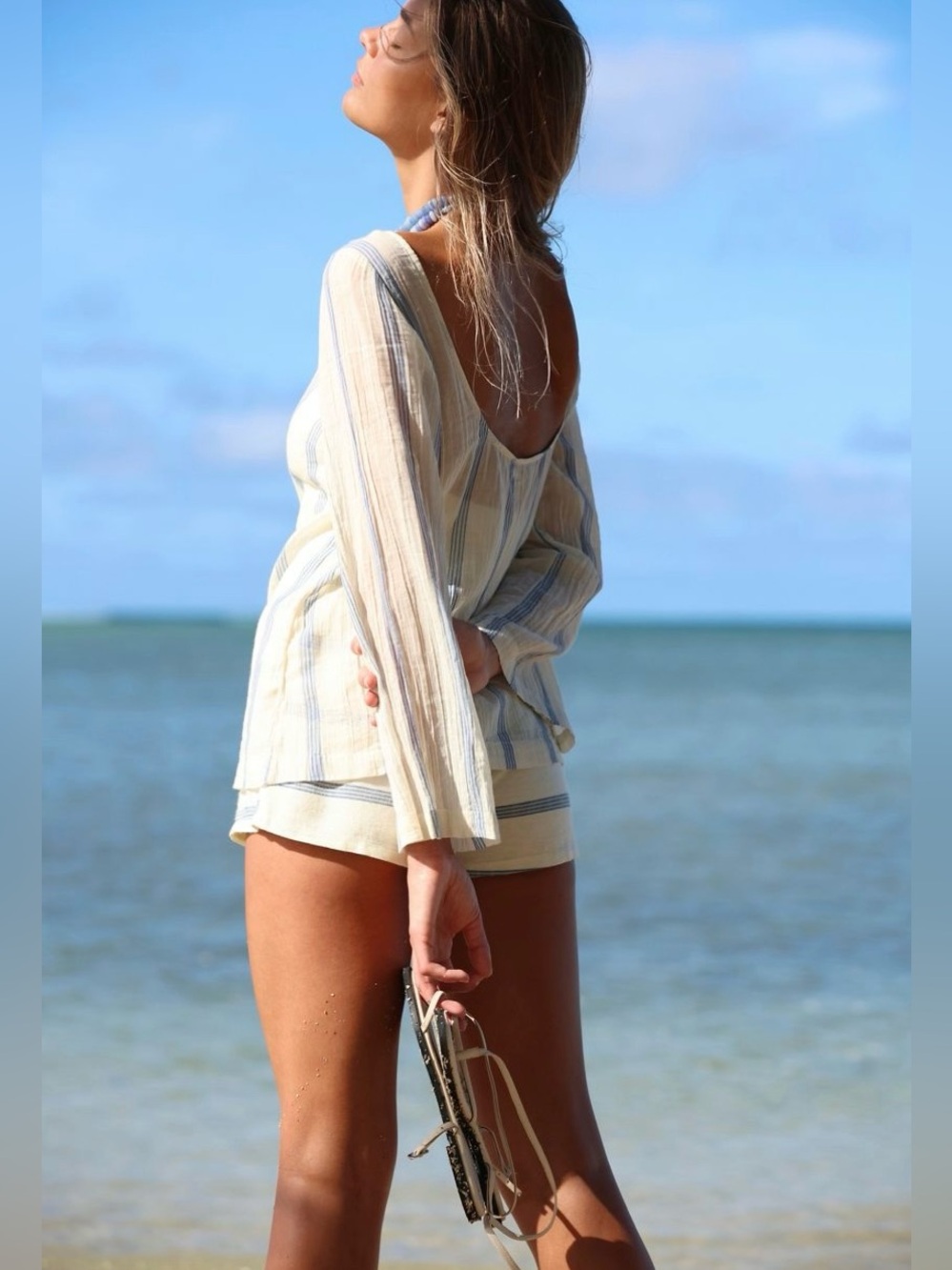 Free People-free-est Collection ~ Salt And Stripes Short Set ~ Small ~ * NWT * - Picture 14 of 14